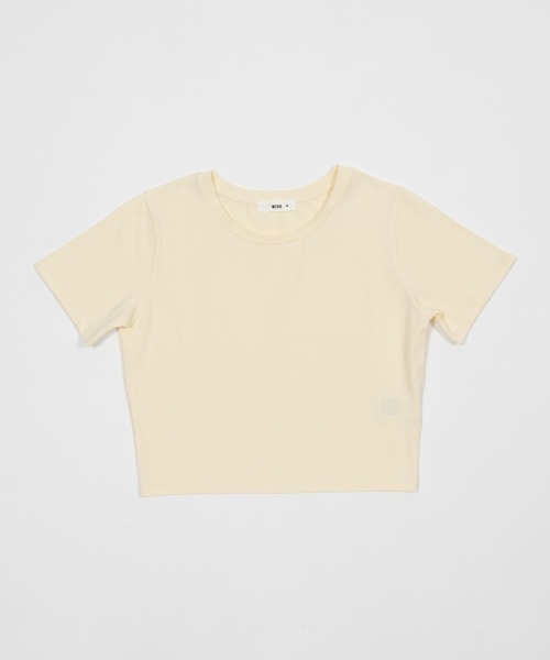 WEGO(ウィゴー)の「WEGO/【26年春夏新作】接触冷感コンパクトフィットT(Tシャツ/カットソー・レディース・オフホワイト/ライトイエロー/ライトピンク/ブラウン/ホワイト/杢グレー/ブラック・LARGE/MEDIUM/SMALL)」の17枚目の写真