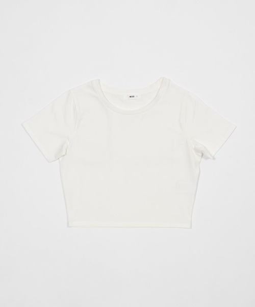 WEGO(ウィゴー)の「WEGO/【26年春夏新作】接触冷感コンパクトフィットT(Tシャツ/カットソー・レディース・オフホワイト/ライトイエロー/ライトピンク/ブラウン/ホワイト/杢グレー/ブラック・LARGE/MEDIUM/SMALL)」の16枚目の写真
