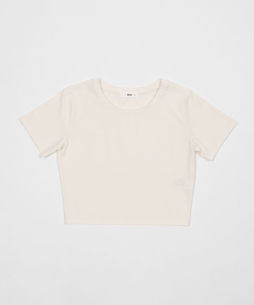 WEGO(ウィゴー)の「WEGO/【26年春夏新作】接触冷感コンパクトフィットT(Tシャツ/カットソー・レディース・オフホワイト/ライトイエロー/ライトピンク/ブラウン/ホワイト/杢グレー/ブラック・LARGE/MEDIUM/SMALL)」の15枚目の写真
