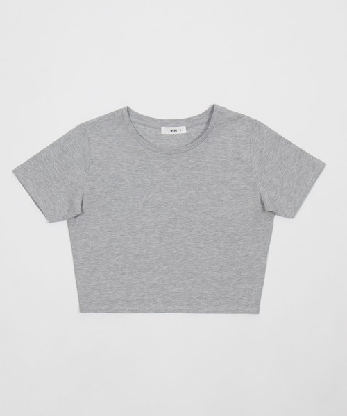 WEGO(ウィゴー)の「WEGO/【26年春夏新作】接触冷感コンパクトフィットT(Tシャツ/カットソー・レディース・オフホワイト/ライトイエロー/ライトピンク/ブラウン/ホワイト/杢グレー/ブラック・LARGE/MEDIUM/SMALL)」の13枚目の写真
