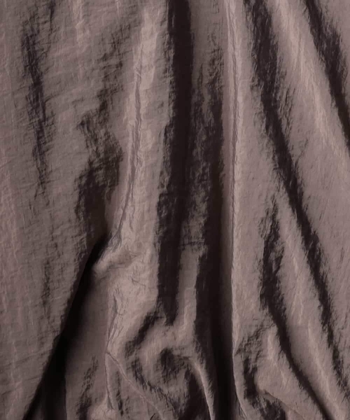MICHEL KLEIN(ミッシェル・クラン)の「ナイロンクロス ギャザーワンピース(ワンピース・レディース・ブラウン/ブラック・38)」の10枚目の写真