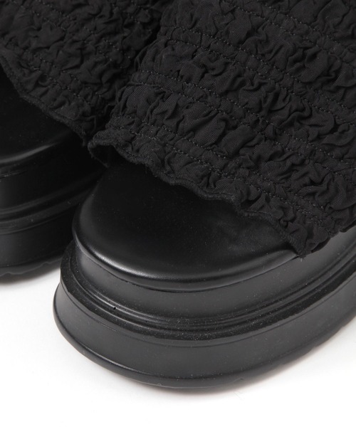 3.3 Field Trip (3.3フィールドトリップ)の「3.3 Field Trip/ギャザー厚底サンダル(サンダル・レディース・アイボリー/ブラック・SMALL/MEDIUM/LARGE)」の17枚目の写真