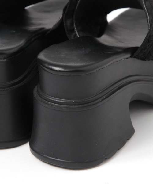 3.3 Field Trip (3.3フィールドトリップ)の「3.3 Field Trip/ギャザー厚底サンダル(サンダル・レディース・アイボリー/ブラック・SMALL/MEDIUM/LARGE)」の19枚目の写真