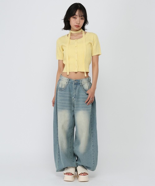 3.3 Field Trip (3.3フィールドトリップ)の「3.3 Field Trip/ギャザー厚底サンダル(サンダル・レディース・アイボリー/ブラック・SMALL/MEDIUM/LARGE)」の4枚目の写真