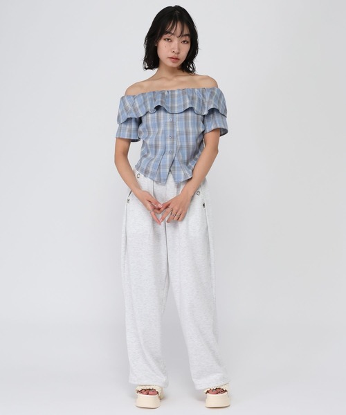 3.3 Field Trip (3.3フィールドトリップ)の「3.3 Field Trip/ギャザー厚底サンダル(サンダル・レディース・アイボリー/ブラック・SMALL/MEDIUM/LARGE)」の6枚目の写真