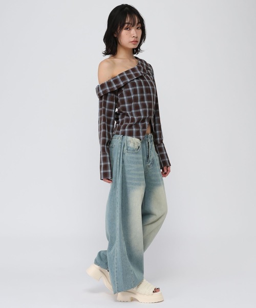 3.3 Field Trip (3.3フィールドトリップ)の「3.3 Field Trip/ギャザー厚底サンダル(サンダル・レディース・アイボリー/ブラック・SMALL/MEDIUM/LARGE)」の7枚目の写真