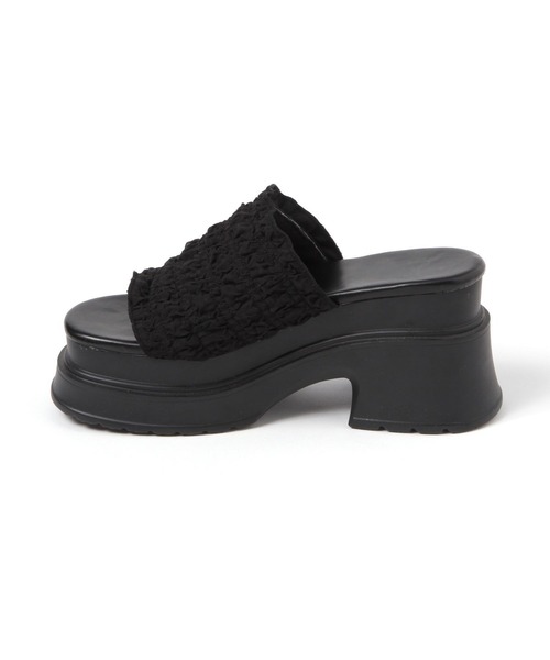 3.3 Field Trip (3.3フィールドトリップ)の「3.3 Field Trip/ギャザー厚底サンダル(サンダル・レディース・アイボリー/ブラック・SMALL/MEDIUM/LARGE)」の13枚目の写真