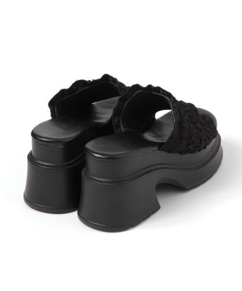 3.3 Field Trip (3.3フィールドトリップ)の「3.3 Field Trip/ギャザー厚底サンダル(サンダル・レディース・アイボリー/ブラック・SMALL/MEDIUM/LARGE)」の15枚目の写真