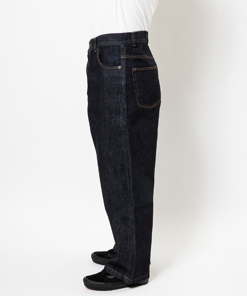 430（フォーサーティ）の「mp14906- DLS-S SLVG DENIM 1-WASH デニムパンツ(26-088)（デニムパンツ・メンズ・ブラック/インディゴブルー・34/32/30/28）」の4枚目の写真