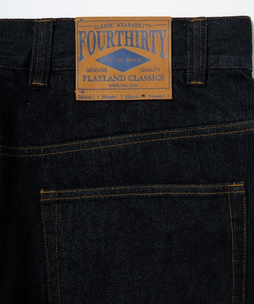 430（フォーサーティ）の「mp14906- DLS-S SLVG DENIM 1-WASH デニムパンツ(26-088)（デニムパンツ・メンズ・ブラック/インディゴブルー・34/32/30/28）」の10枚目の写真