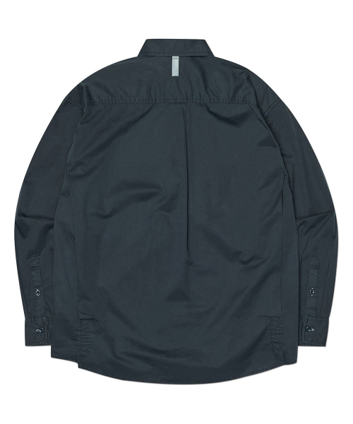 NOMANUAL(NOMANUAL)の「OVERDYED SHIRT - WASHED NAVY(シャツ/ブラウス・レディース・その他・MEDIUM/LARGE/SMALL)」の5枚目の写真