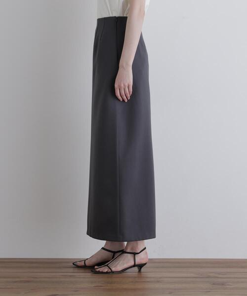 LE PHIL(ルフィル)の「◆フォルムスカート(スカート・レディース・グレー系その他/ホワイト/パープル・1/0)」の4枚目の写真