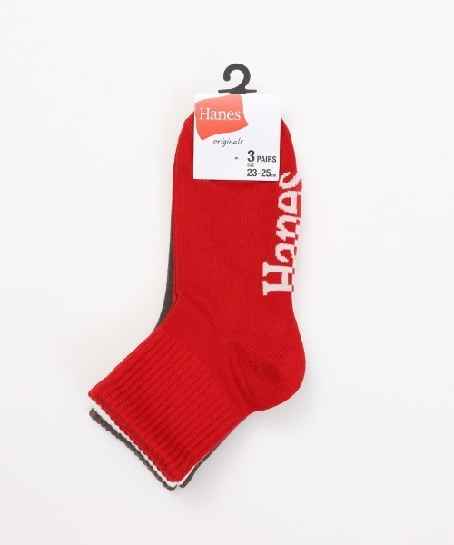 HANES(ヘインズ)の「【Hanes/ヘインズ】レディース 【3足組】Hanes originals スニーカーインソックス(ソックス/靴下・レディース・その他1・SMALL)」の7枚目の写真