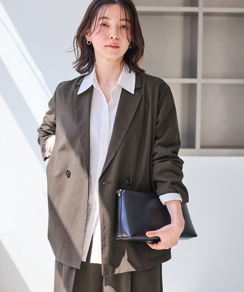美品　エアタイトAIRTIGHT ロングジョン ジャケット　セット レディース フェイクジャケット・ロングスカートセットアップ｜オフィスカジュアル