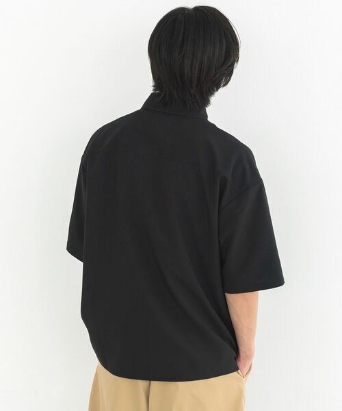CRAFT STANDARD BOUTIQUE(クラフトスタンダードブティック)の「タイ付き半袖シャツ(シャツ/ブラウス・メンズ・ブラック/グレー・L/M)」の6枚目の写真