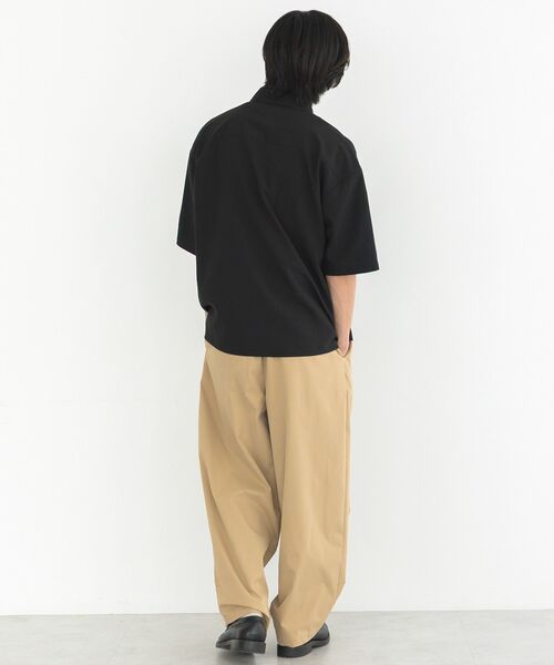 CRAFT STANDARD BOUTIQUE(クラフトスタンダードブティック)の「タイ付き半袖シャツ(シャツ/ブラウス・メンズ・ブラック/グレー・L/M)」の10枚目の写真