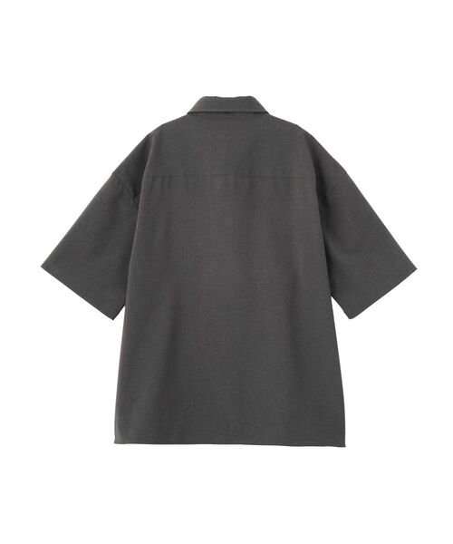 CRAFT STANDARD BOUTIQUE(クラフトスタンダードブティック)の「タイ付き半袖シャツ(シャツ/ブラウス・メンズ・ブラック/グレー・L/M)」の13枚目の写真