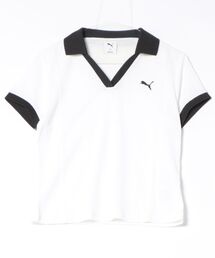 PUMA ウェア プーマウェア W WARDROBE ESS POLO ショートスリーブ 636874 02WH