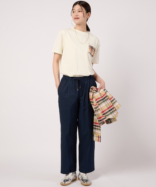 Arnold Palmer(アーノルドパーマー)の「タウン&レジャー シェア ポケットメッシュ Tシャツ(Tシャツ/カットソー・レディース・ブラック/ライトグリーン/ホワイト・XS/L/M/S/LL)」の6枚目の写真