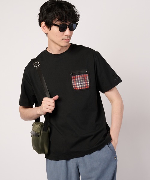 Arnold Palmer(アーノルドパーマー)の「タウン&レジャー シェア ポケットメッシュ Tシャツ(Tシャツ/カットソー・レディース・ブラック/ライトグリーン/ホワイト・XS/L/M/S/LL)」の10枚目の写真