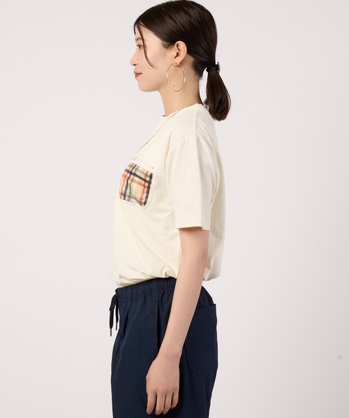 Arnold Palmer(アーノルドパーマー)の「タウン&レジャー シェア ポケットメッシュ Tシャツ(Tシャツ/カットソー・レディース・ブラック/ライトグリーン/ホワイト・XS/L/M/S/LL)」の14枚目の写真