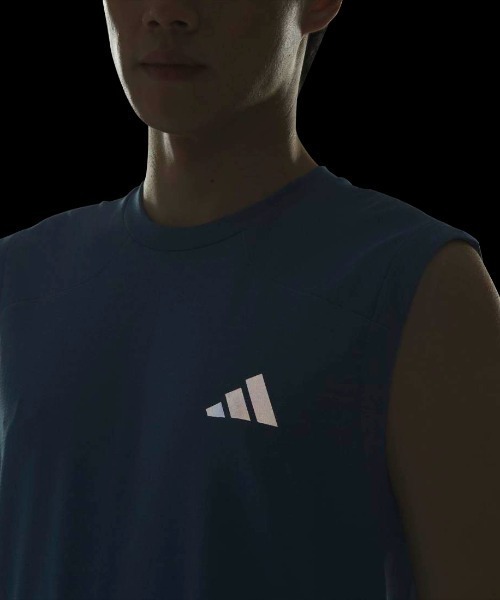 adidas（アディダス）の「アディダス adidas クール タッチ レギュラーフィット ステルス スリーバー ノースリーブ Tシャツ（Tシャツ/カットソー・メンズ・ブラック/ブルー/グリーン・S/M/L/LL/3L）」の17枚目の写真