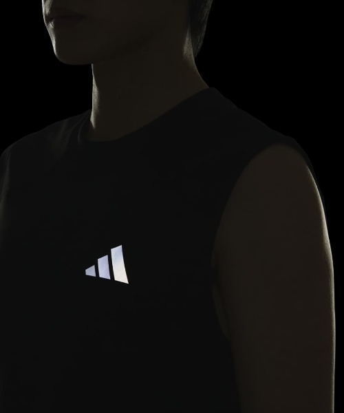 adidas（アディダス）の「アディダス adidas クール タッチ レギュラーフィット ステルス スリーバー ノースリーブ Tシャツ（Tシャツ/カットソー・メンズ・ブラック/ブルー/グリーン・S/M/L/LL/3L）」の7枚目の写真