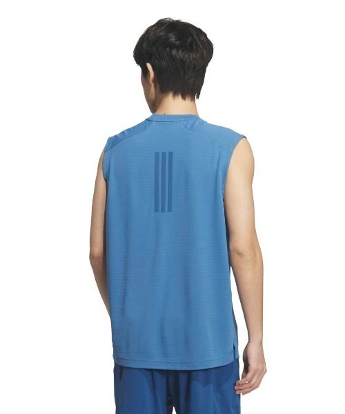 adidas（アディダス）の「アディダス adidas クール タッチ レギュラーフィット ステルス スリーバー ノースリーブ Tシャツ（Tシャツ/カットソー・メンズ・ブラック/ブルー/グリーン・S/M/L/LL/3L）」の14枚目の写真
