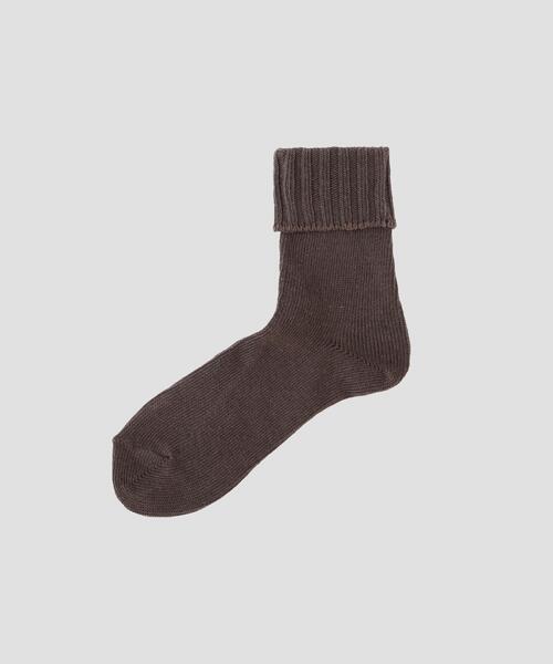 MARGARET HOWELL（マーガレットハウエル）の「COTTON LINEN SOCKS（ソックス/靴下・レディース・グレー系その他3/ネイビー/イエロー系その他3・FREE）」の2枚目の写真