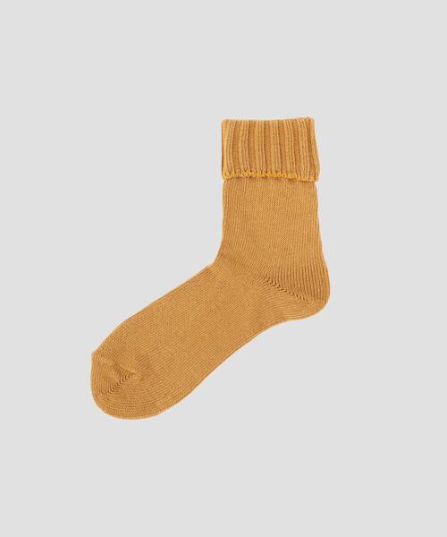 MARGARET HOWELL（マーガレットハウエル）の「COTTON LINEN SOCKS（ソックス/靴下・レディース・グレー系その他3/ネイビー/イエロー系その他3・FREE）」の3枚目の写真