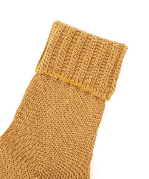 MARGARET HOWELL（マーガレットハウエル）の「COTTON LINEN SOCKS（ソックス/靴下・レディース・グレー系その他3/ネイビー/イエロー系その他3・FREE）」の4枚目の写真