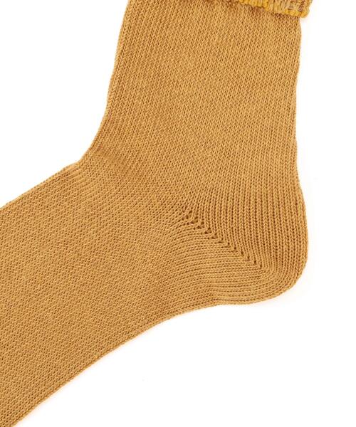 MARGARET HOWELL（マーガレットハウエル）の「COTTON LINEN SOCKS（ソックス/靴下・レディース・グレー系その他3/ネイビー/イエロー系その他3・FREE）」の5枚目の写真