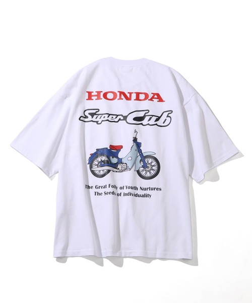 CORPUS　SELECT（コーパストーキョー）の「【Honda/ホンダ】アソート グラフィックプリント 半袖Tシャツ（Tシャツ/カットソー・メンズ・ホワイト系/ホワイト系1/ホワイト系2/ネイビー系3/ホワイト系3/ブラック系2/ネイビー系/ネイビー系2/ブラック系/ブラック系1/ネイビー系1/ブラック系3・M/L/LL）」の2枚目の写真