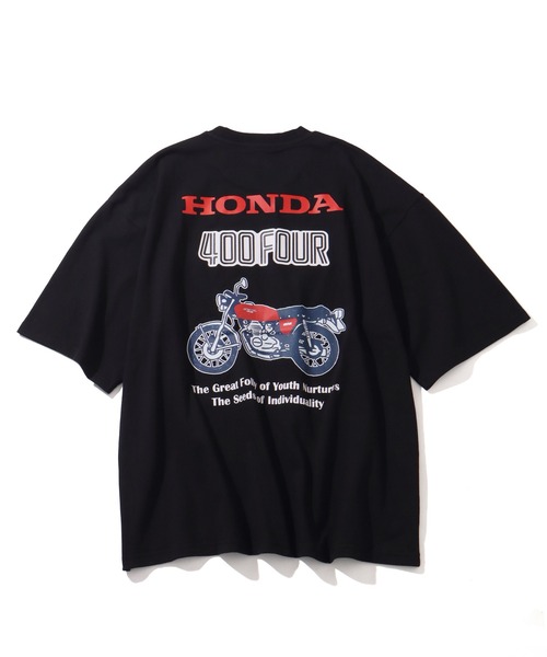 CORPUS　SELECT（コーパストーキョー）の「【Honda/ホンダ】アソート グラフィックプリント 半袖Tシャツ（Tシャツ/カットソー・メンズ・ホワイト系/ホワイト系1/ホワイト系2/ネイビー系3/ホワイト系3/ブラック系2/ネイビー系/ネイビー系2/ブラック系/ブラック系1/ネイビー系1/ブラック系3・M/L/LL）」の5枚目の写真