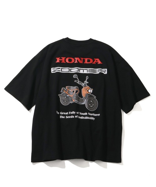 ホンダ　バイク　Tシャツ　 HONDA/ホンダ】アソート グラフィックプリント 半袖Tシャツ（Tシャツ