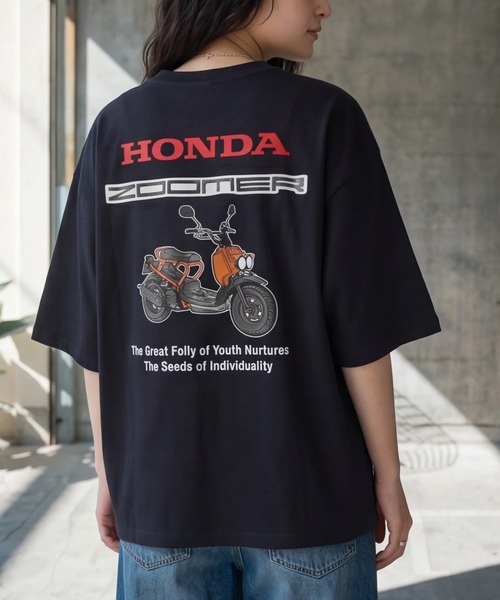 CORPUS　SELECT（コーパストーキョー）の「【Honda/ホンダ】アソート グラフィックプリント 半袖Tシャツ（Tシャツ/カットソー・メンズ・ホワイト系/ホワイト系1/ホワイト系2/ネイビー系3/ホワイト系3/ブラック系2/ネイビー系/ネイビー系2/ブラック系/ブラック系1/ネイビー系1/ブラック系3・M/L/LL）」の12枚目の写真