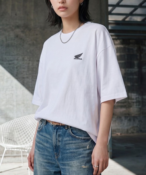 CORPUS　SELECT（コーパストーキョー）の「【Honda/ホンダ】アソート グラフィックプリント 半袖Tシャツ（Tシャツ/カットソー・メンズ・ホワイト系/ホワイト系1/ホワイト系2/ネイビー系3/ホワイト系3/ブラック系2/ネイビー系/ネイビー系2/ブラック系/ブラック系1/ネイビー系1/ブラック系3・M/L/LL）」の18枚目の写真