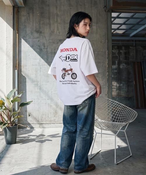 CORPUS　SELECT（コーパストーキョー）の「【Honda/ホンダ】アソート グラフィックプリント 半袖Tシャツ（Tシャツ/カットソー・メンズ・ホワイト系/ホワイト系1/ホワイト系2/ネイビー系3/ホワイト系3/ブラック系2/ネイビー系/ネイビー系2/ブラック系/ブラック系1/ネイビー系1/ブラック系3・M/L/LL）」の22枚目の写真