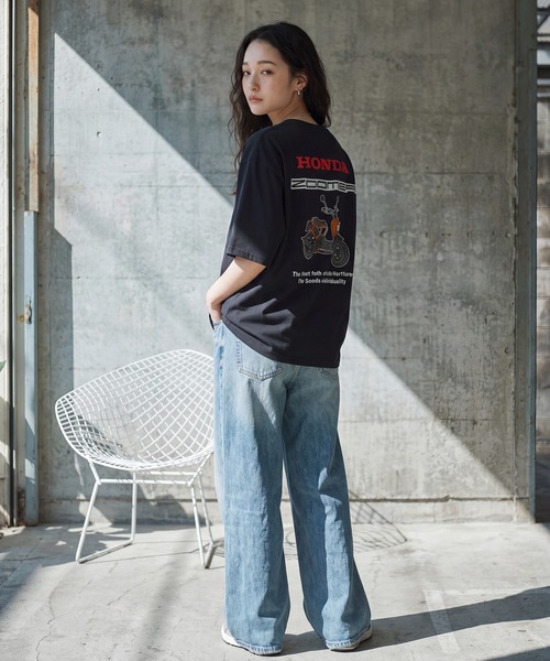 CORPUS　SELECT（コーパストーキョー）の「【Honda/ホンダ】アソート グラフィックプリント 半袖Tシャツ（Tシャツ/カットソー・メンズ・ホワイト系/ホワイト系1/ホワイト系2/ネイビー系3/ホワイト系3/ブラック系2/ネイビー系/ネイビー系2/ブラック系/ブラック系1/ネイビー系1/ブラック系3・M/L/LL）」の15枚目の写真