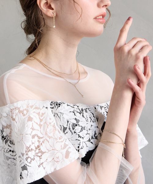 AIMER（エメ）の「シャイニーラインイヤリング（イヤリング・レディース・ゴールド/シルバー・FREE）」の14枚目の写真