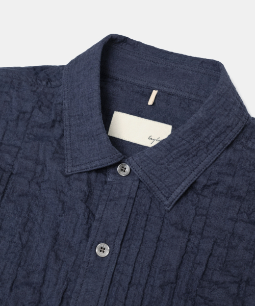 Diamond Layla(ダイアモンドレイラ)の「UV North Blue Overshirt S189(シャツ/ブラウス・レディース・ダークネイビー・XX-LARGE/X-LARGE/LARGE/MEDIUM)」の4枚目の写真