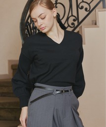 Twist high neck knit/ツイストハイネックニット