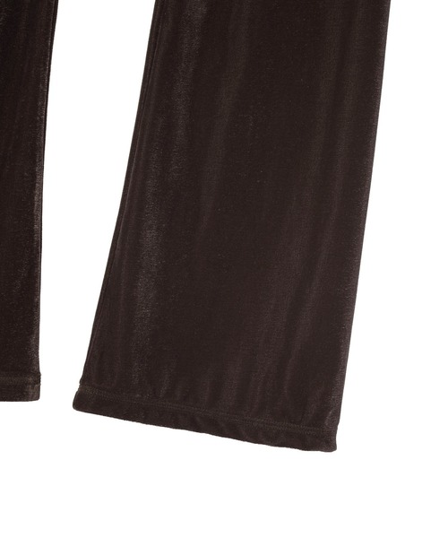 X-girl(エックスガール)の「LAYERED STYLE VELOUR PANTS(その他パンツ・レディース・ブラック/ブラウン・S/M)」の17枚目の写真