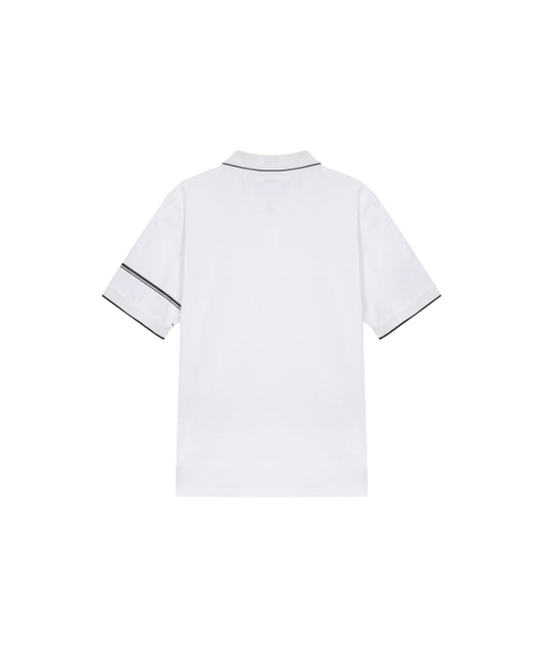 NITINA(ニティナ)の「エッセンシャルジップアップ半袖TシャツWH (MAN)(Tシャツ/カットソー・メンズ・ホワイト・LARGE/X-LARGE)」の3枚目の写真