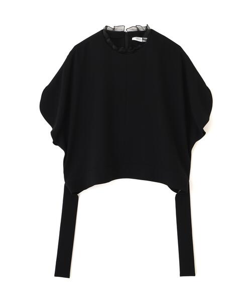 ADORE（アドーア）の「◆ドライタッチジョーゼットブラウス（シャツ/ブラウス・レディース・ブラック/ホワイト/ベージュ・38）」の6枚目の写真