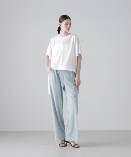 ADORE（アドーア）の「◆ドライタッチジョーゼットブラウス（シャツ/ブラウス・レディース・ブラック/ホワイト/ベージュ・38）」の8枚目の写真