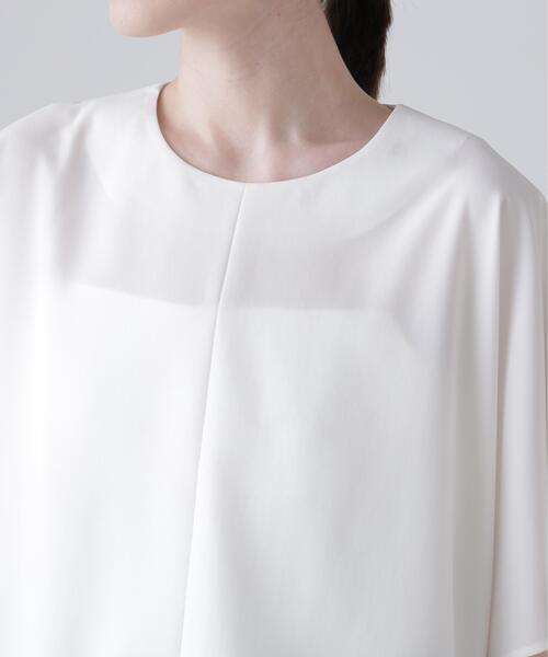 ADORE（アドーア）の「◆ドライタッチジョーゼットブラウス（シャツ/ブラウス・レディース・ブラック/ホワイト/ベージュ・38）」の12枚目の写真