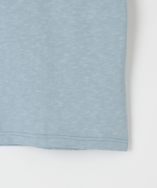 GEORGE'S(ジョージズ)の「<接触冷感・吸水速乾・UVカット・遮熱>ピグメント ファンクションTシャツ(Tシャツ/カットソー・メンズ・サックスブルー/ブラウン/スミクロ・LARGE/MEDIUM)」の8枚目の写真