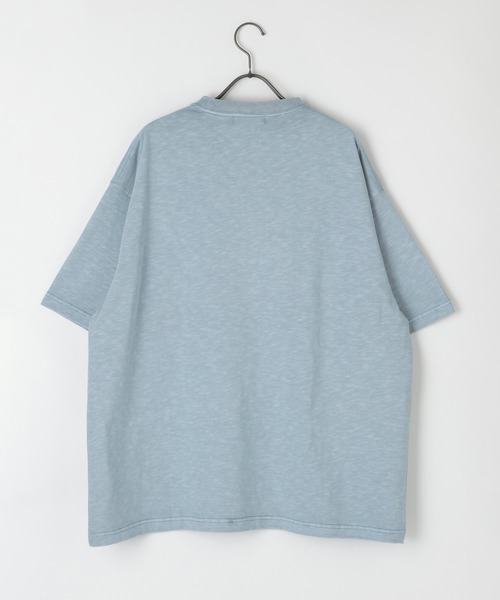 GEORGE'S(ジョージズ)の「<接触冷感・吸水速乾・UVカット・遮熱>ピグメント ファンクションTシャツ(Tシャツ/カットソー・メンズ・サックスブルー/ブラウン/スミクロ・LARGE/MEDIUM)」の12枚目の写真