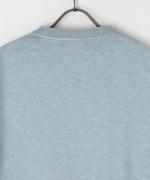 GEORGE'S(ジョージズ)の「<接触冷感・吸水速乾・UVカット・遮熱>ピグメント ファンクションTシャツ(Tシャツ/カットソー・メンズ・サックスブルー/ブラウン/スミクロ・LARGE/MEDIUM)」の9枚目の写真